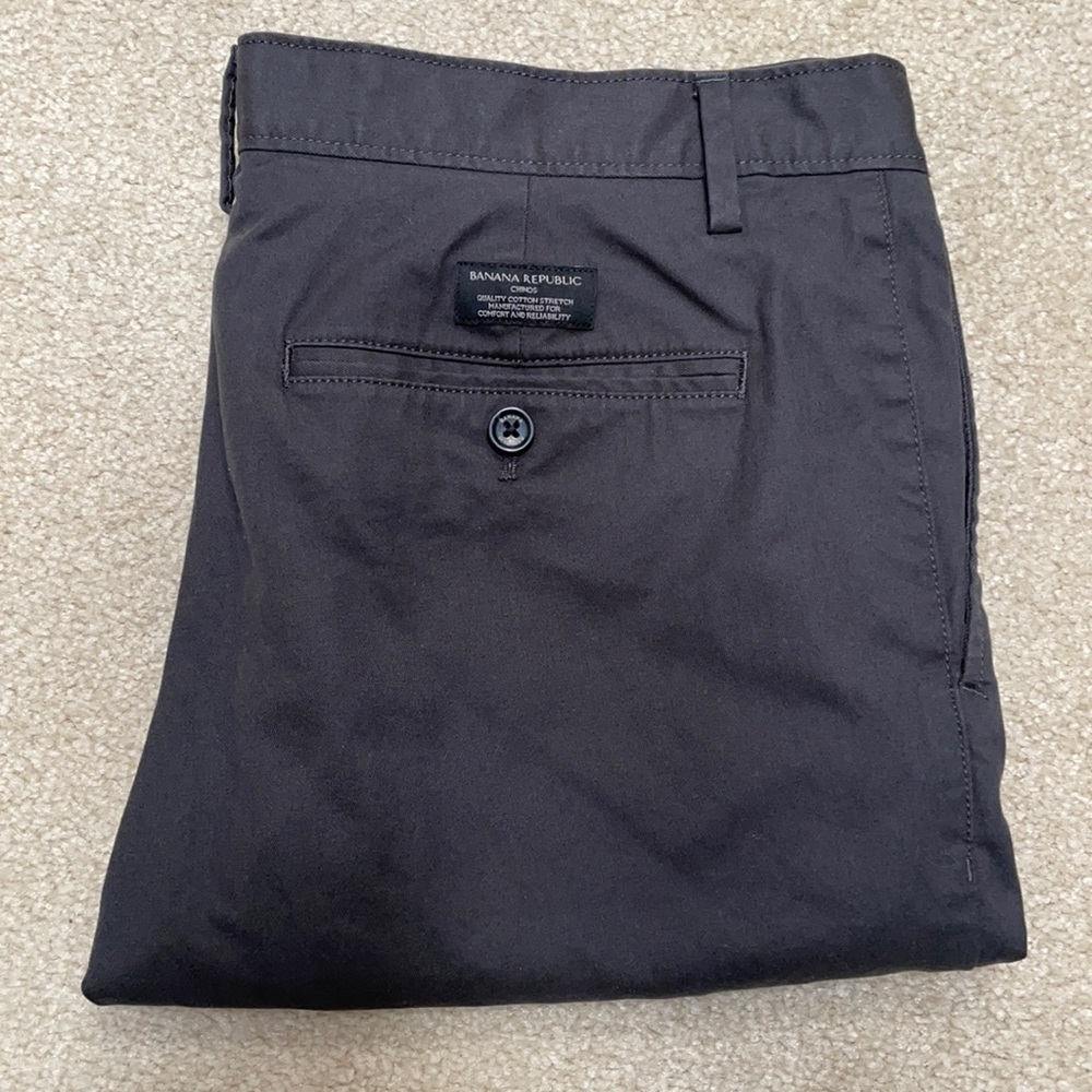 Fulton Skinny 31x32 Charcoal Chino